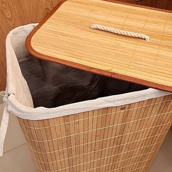 الصفحة الرئيسية سلة غسيل بامبو طبيعية – تصميم عصري متين لتنظيم الغسيل والمنزل